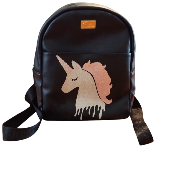 ILuv Betsey Johnson Black Backpack with Unicorn Design - Picture 8 of 12